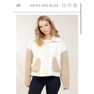 Skies Are Blue Sherpa Jacket